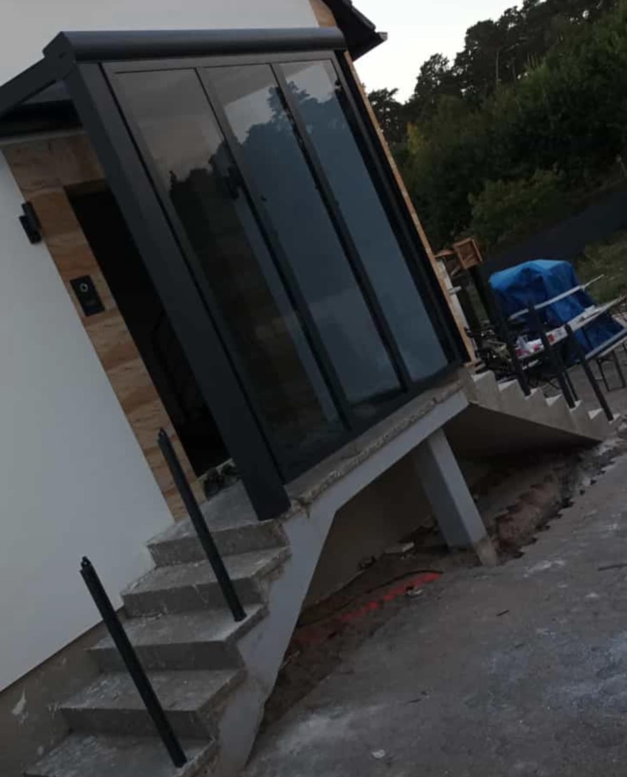 01 glas vorbau hauseingang – Fensterbau Moers