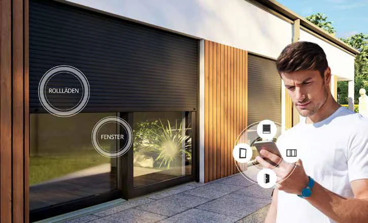 Rollläden und Fenster per Smartphone steuern